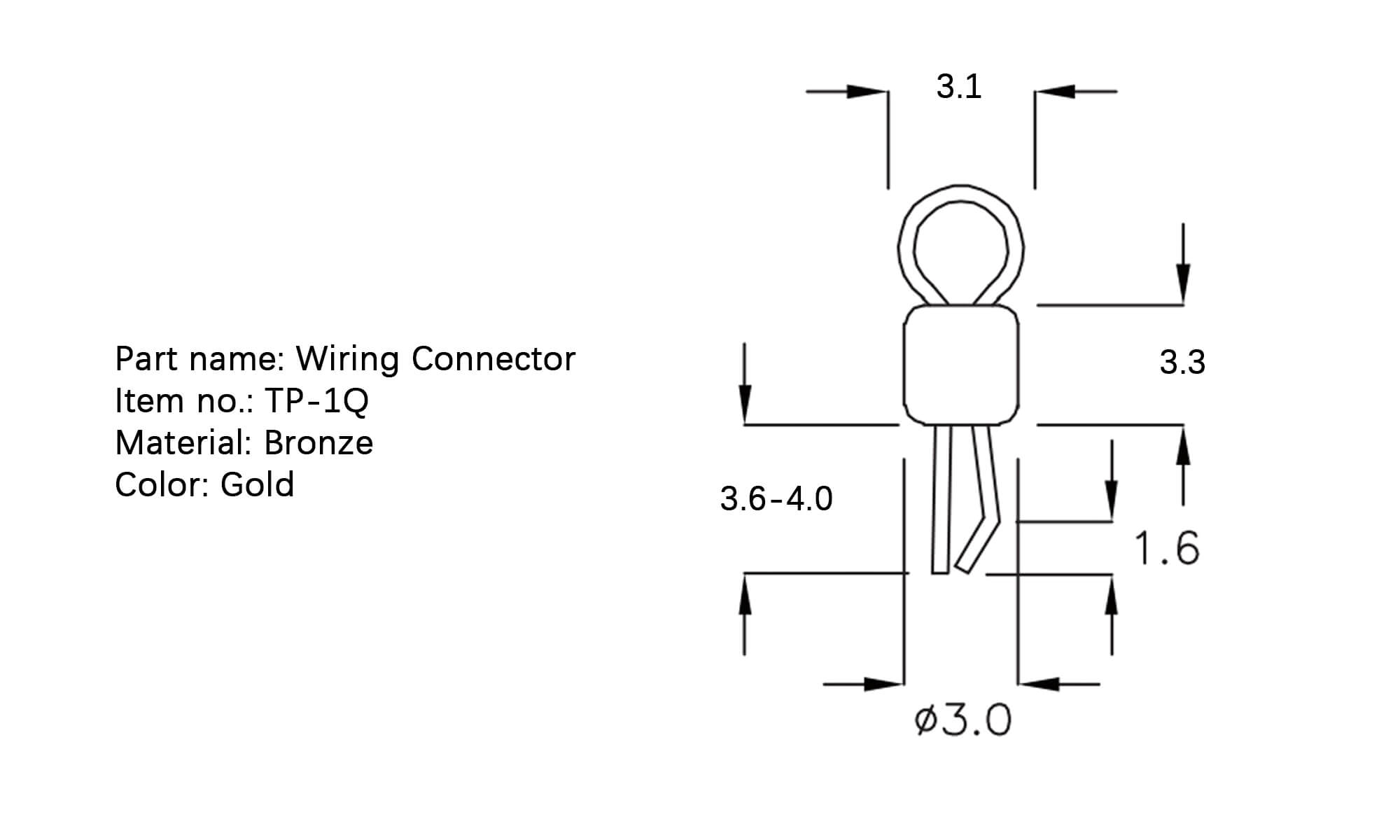 Wiring Connector TP-1Q